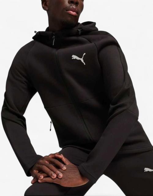 PUMA Evostripe Full-Zip Hoodie Black M