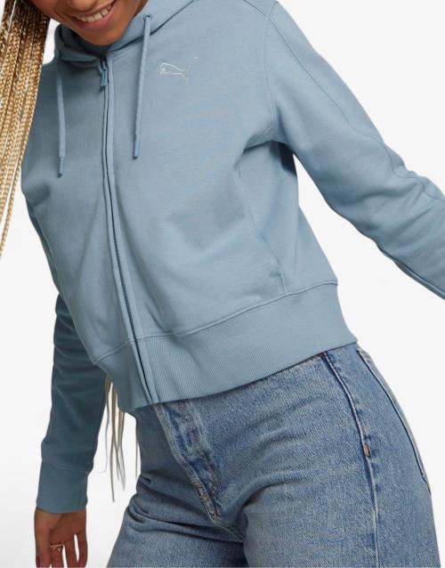 PUMA Her Full-Zip Hoodie Blue