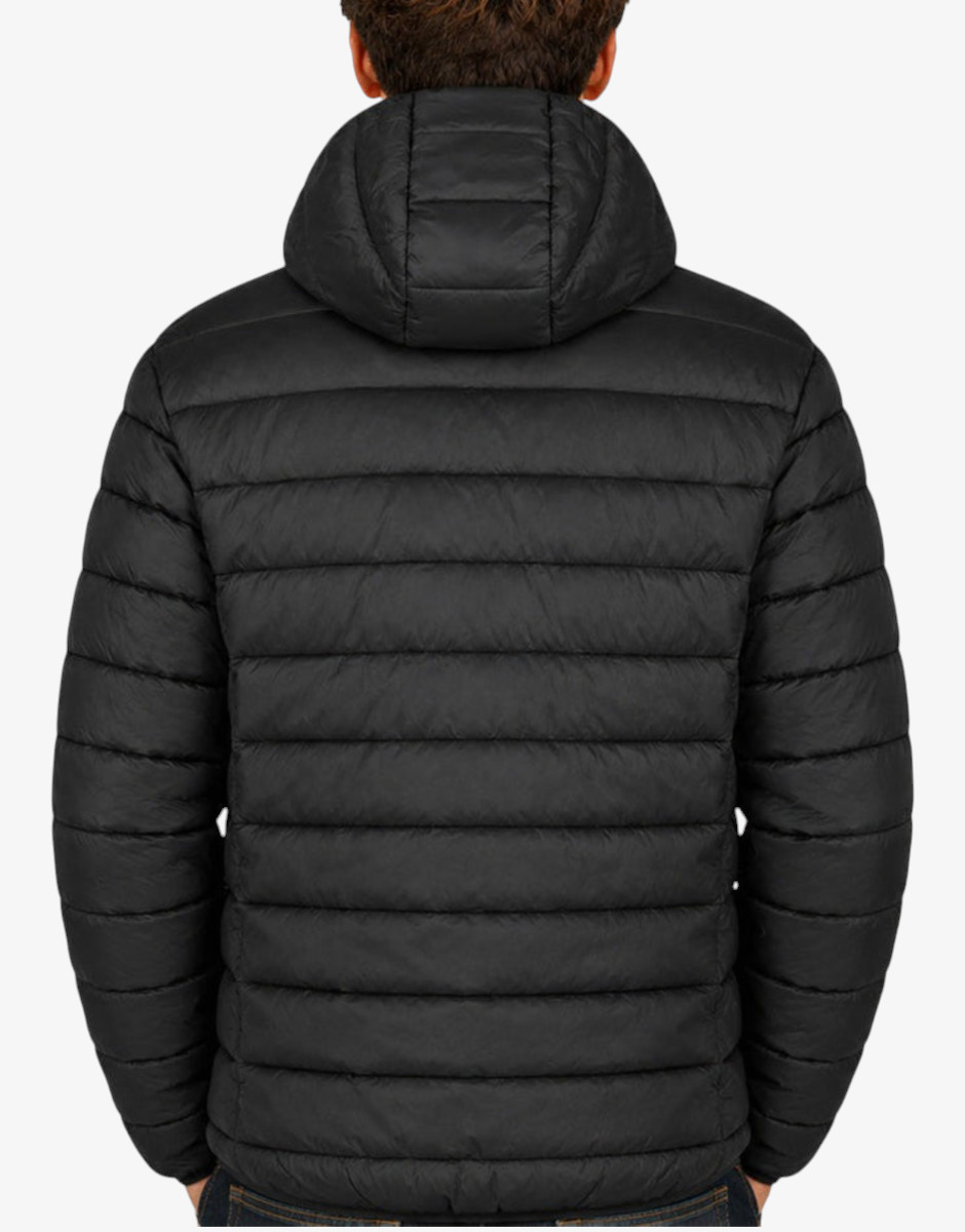 GEOGRAPHICAL NORWAY Aipter Puffer Hoodie Jacket Black