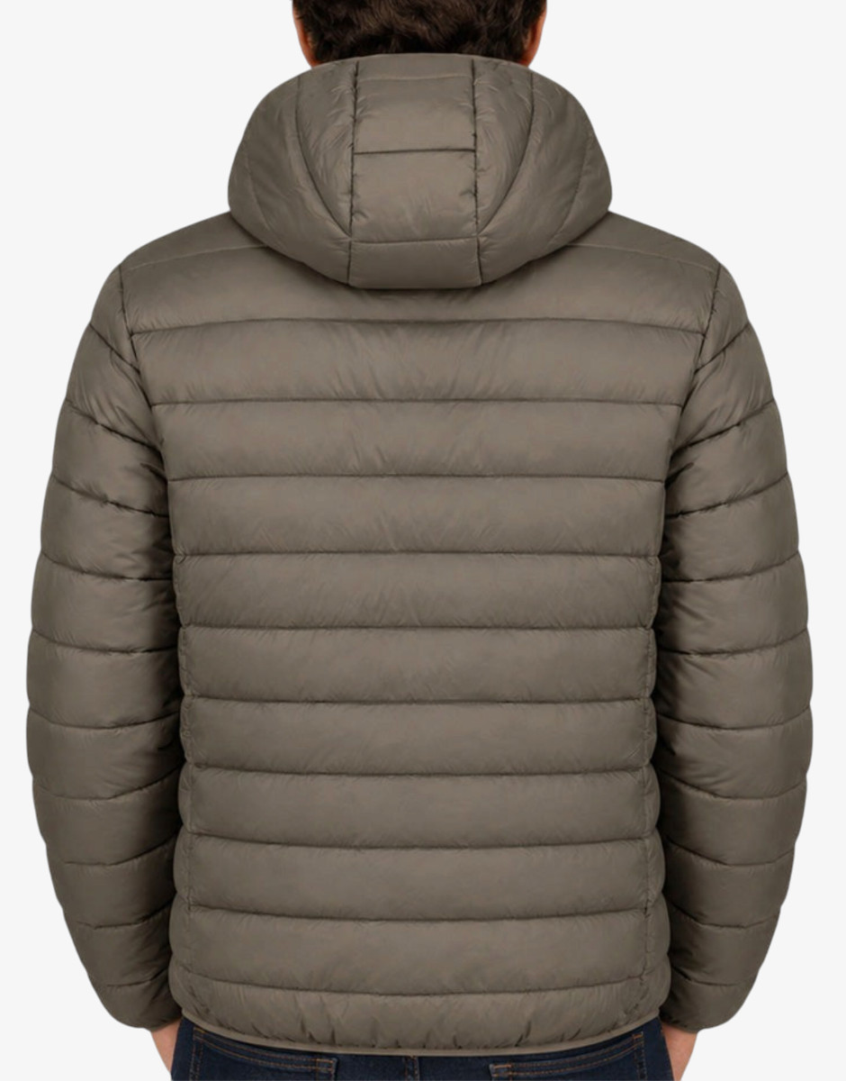 GEOGRAPHICAL NORWAY Aipter Puffer Hoodie Jacket Khaki