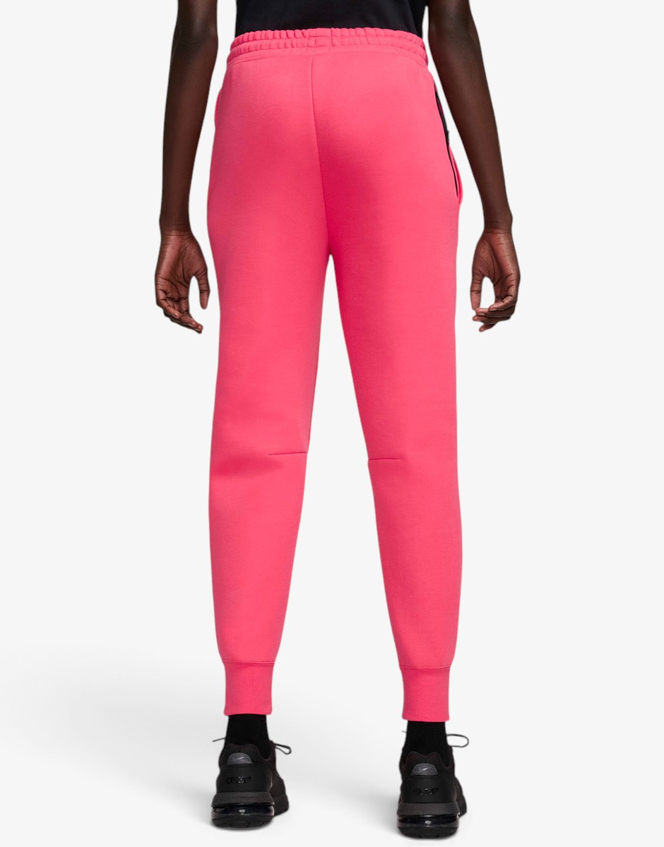 NIKE Sportswear Tech Fleece Md-Rise Jogger Pink