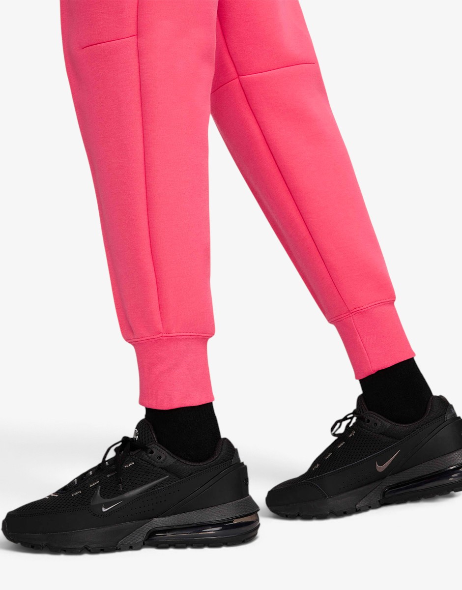 NIKE Sportswear Tech Fleece Md-Rise Jogger Pink