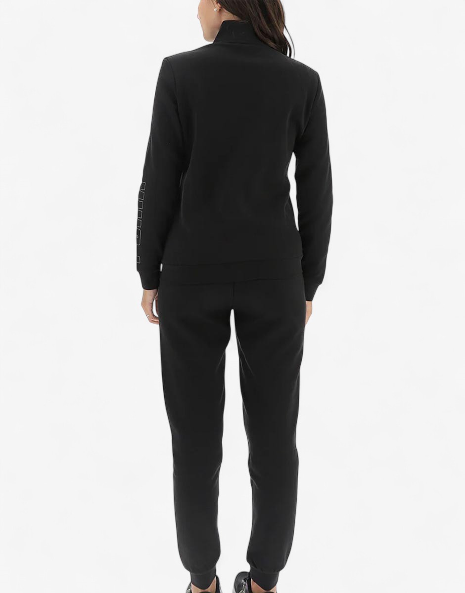 PUMA Bronze Full-Zip Tracksuit Black