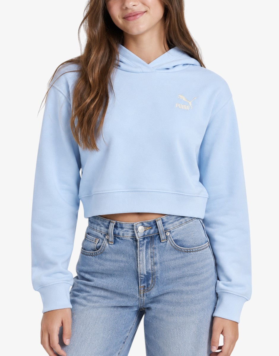 PUMA Classics Hoodie TR G Icy Blue · 621609-69 · размер 176
