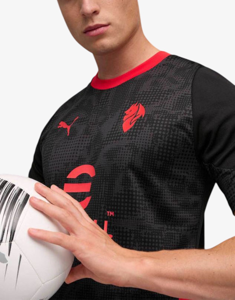 PUMA x AC Milan Training Jersey Black / Red