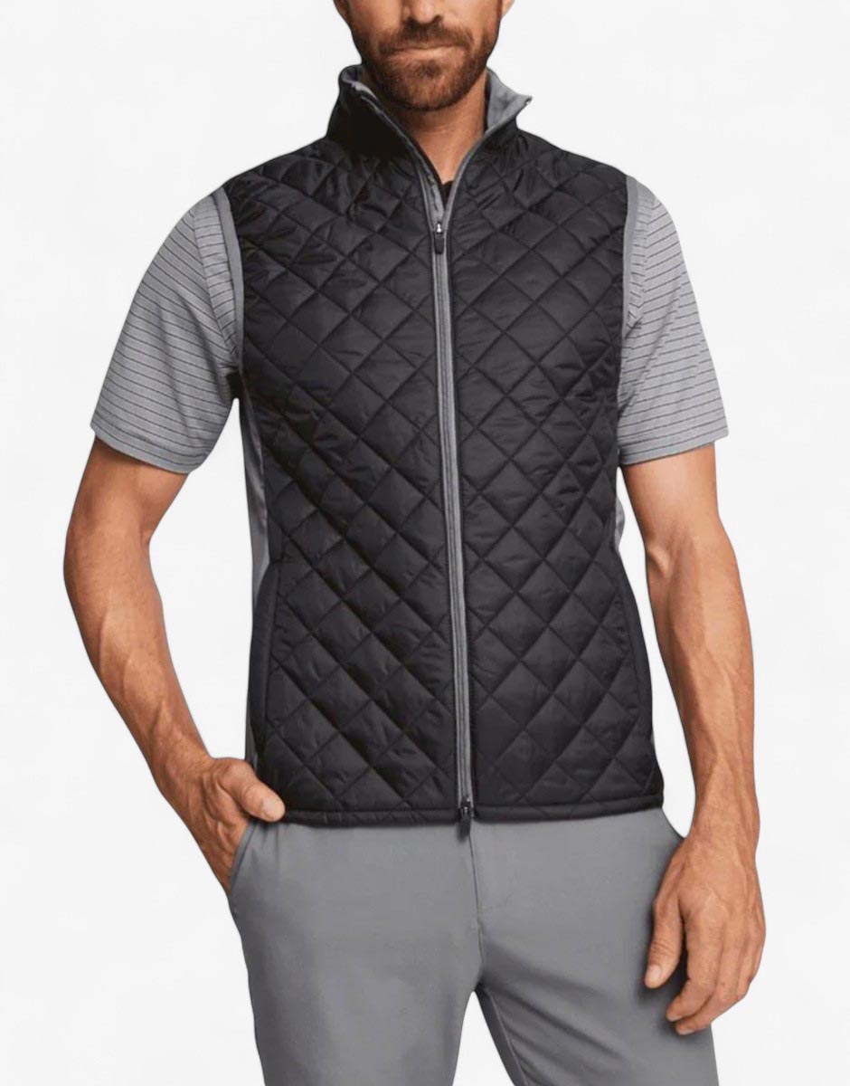 PUMA Golf Frost Quilted Vest Black