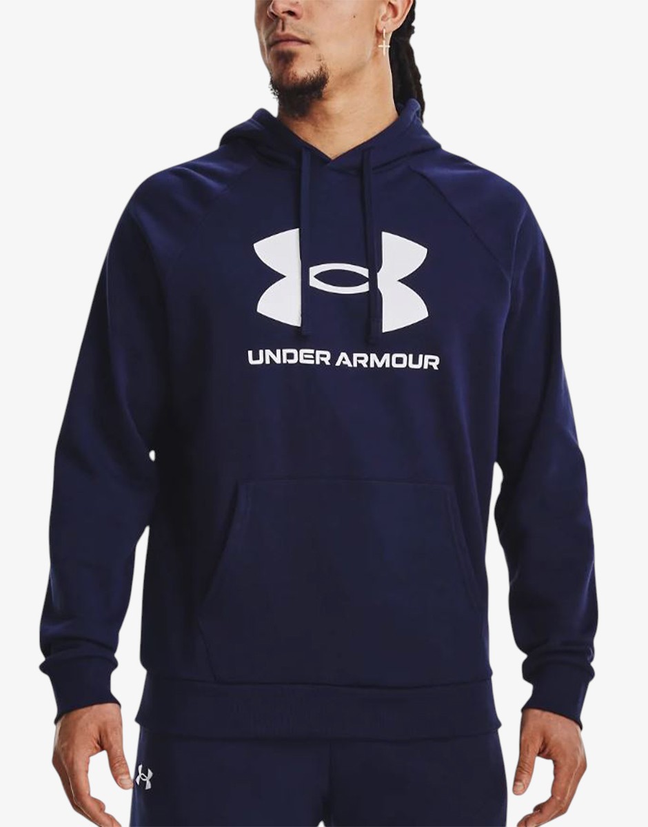 UNDER ARMOUR Rival Fleece Logo HD Navy/White