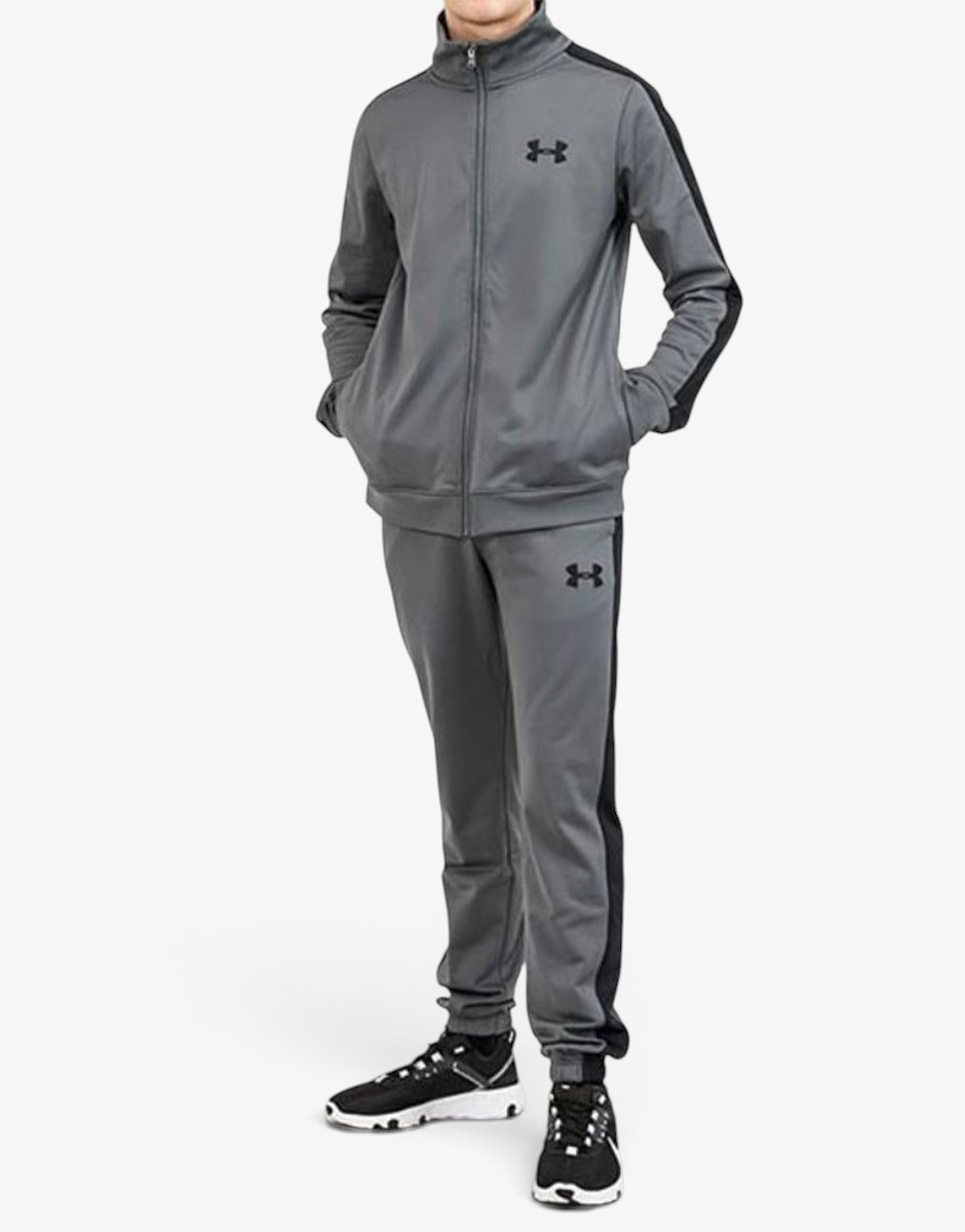 UNDER ARMOUR Rival Knit Track Suit Gray