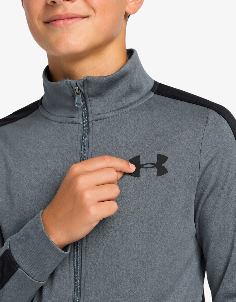 UNDER ARMOUR Rival Knit Track Suit Gray